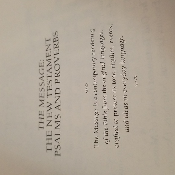The Message Bible  New Testaments( Original 95 edition) - Picture 4 of 10
